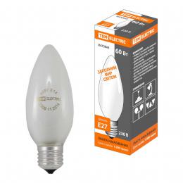 Изображение продукта Лампа накаливания TDM Electric E27 60W матовая SQ0332-0020 